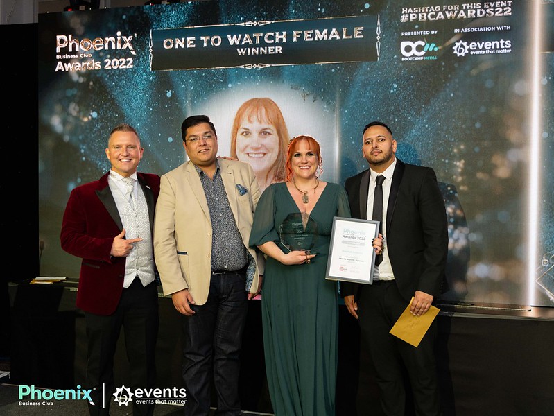 Phonex Business Club winner 2022- Rachel Ackers
