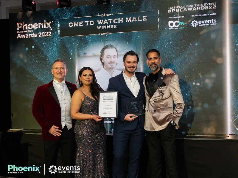 Phonex Business Club winner 2022- Stu Wood